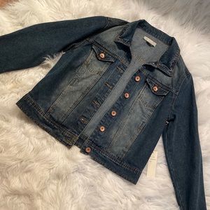 Large denim jacket